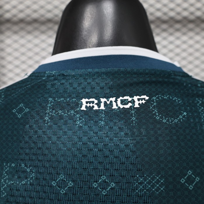 Player Version 2026-2027 Real Madrid Away Green Soccer Jersey Real Football Shirt