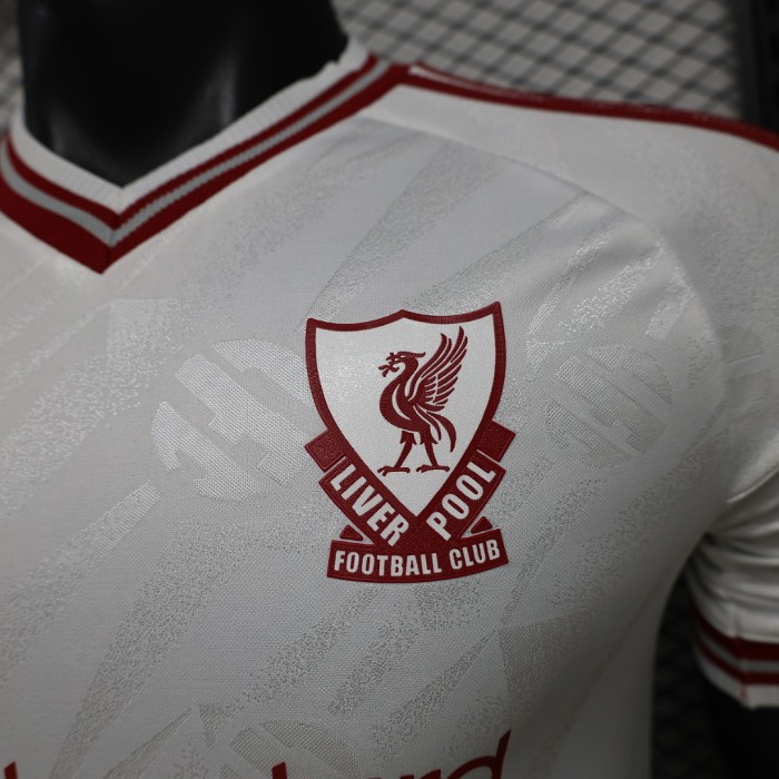 Player Version 2026-2027 Liverpool Away White Soccer Jersey Football Shirt