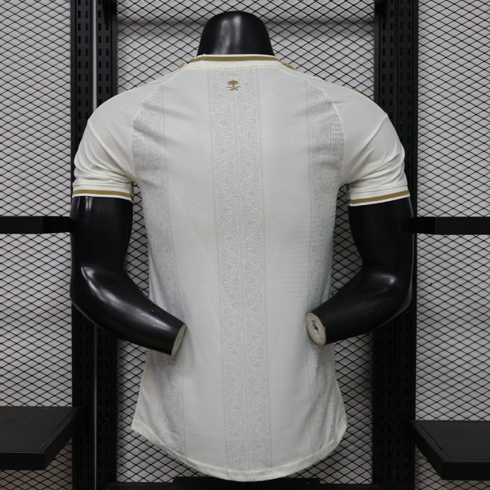 without Sponor Logo Player Version 2026-2027 Al Nassr Away White Soccer Jersey Football Shirt