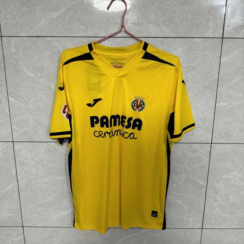 with Laliga Patch Fans Version 2026-2027 Villarreal Home Soccer Jersey Football Shirt