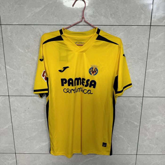 with Laliga Patch Fans Version 2026-2027 Villarreal Home Soccer Jersey Football Shirt