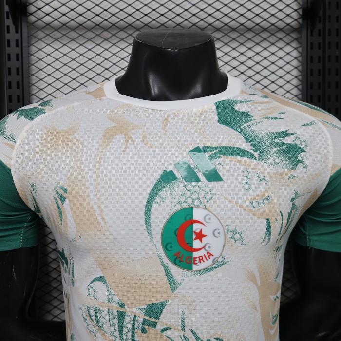 Player Version 2026 Algeria Green/White Soccer Training Jersey Football Shirt