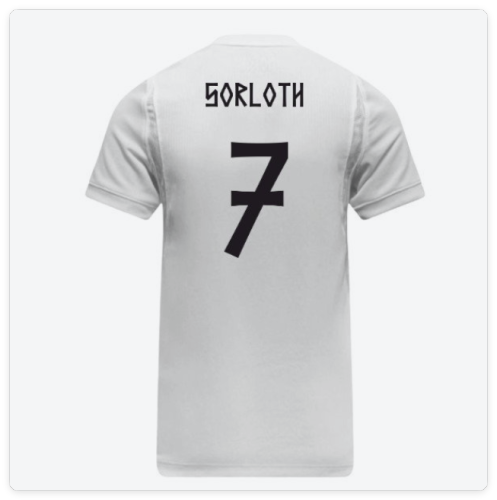 Fan Version 2026 World Cup Norway SØRLOTH 7 Third Away White Soccer Jersey Football Shirt