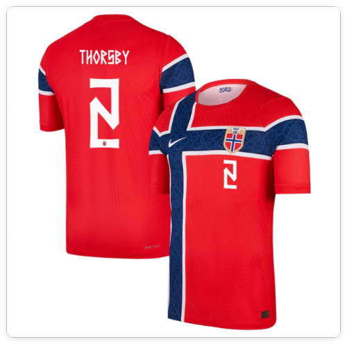 Fan Version 2026 Norway World Cup Morten Thorsby 2 Home Soccer Jersey Football Shirt