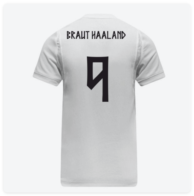 Fan Version 2026 Norway World Cup Erling Braut Haaland 9 Third Away White Soccer Jersey Football Shirt