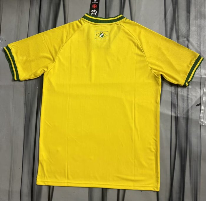 Fan Version 2026-2027 Vasco Da Gama Yellow Soccer Jersey Footall Training Shirt