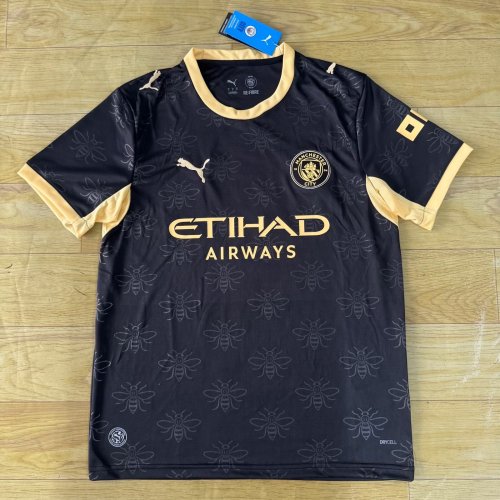 Fan Version 2026-2027 Manchester City Away Black Soccer Jersey Man City Football Shirt