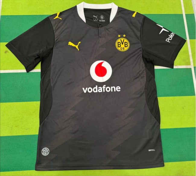 Fan Version 2026-2027 Borussia Dortmund Light Away Black Soccer Jersey BVB Football Shirt