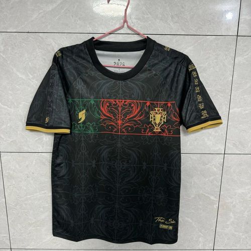Fan Version 2026 Portugal Black Special Edition Soccer Jersey Football Shirt