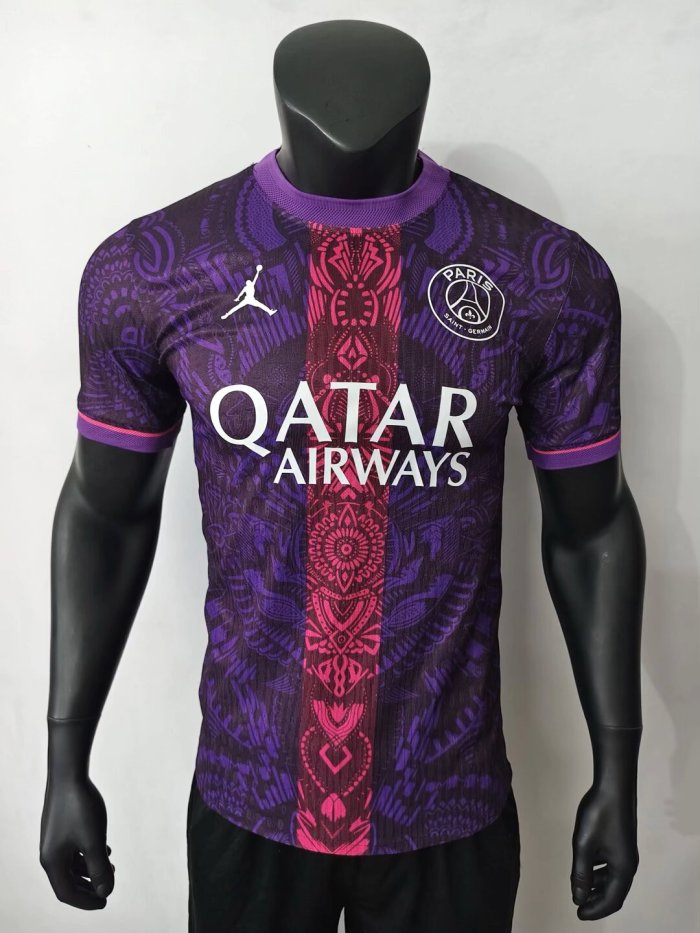 Player Version 2026-2027 PSG Purple/White Soccer Jersey Paris Football Maillot