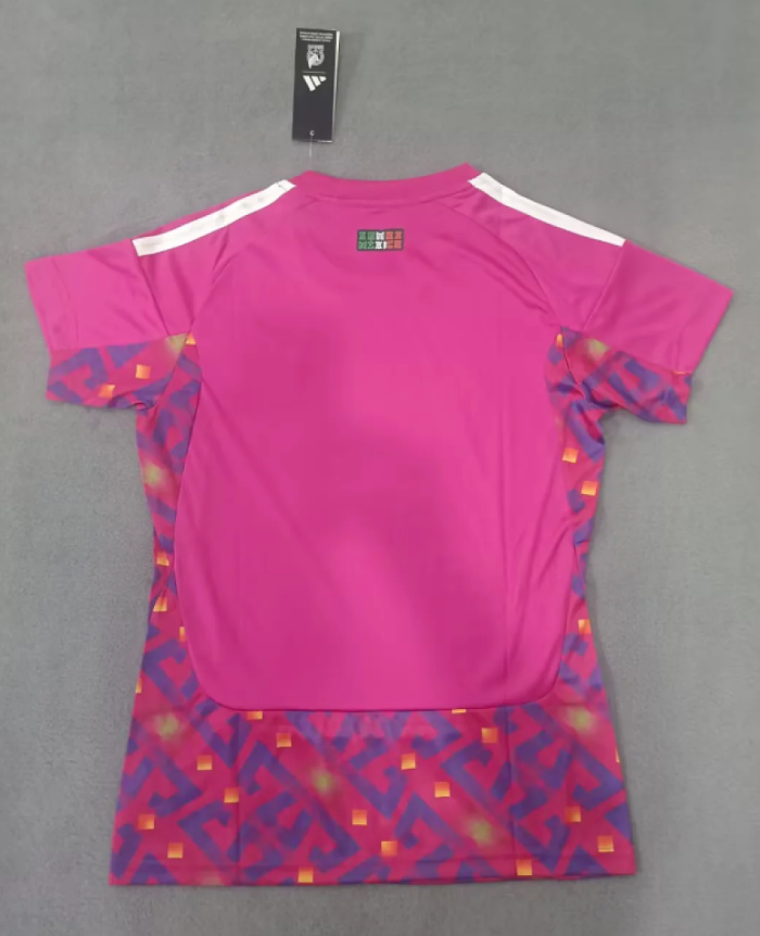 Women Fan Version 2026 Mexico Pink Goalkeeper Soccer Jersey Girl Football Shirt