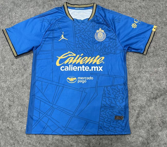 Fan Version 2026-2027 Chivas Blue Soccer Jersey Football Shirt