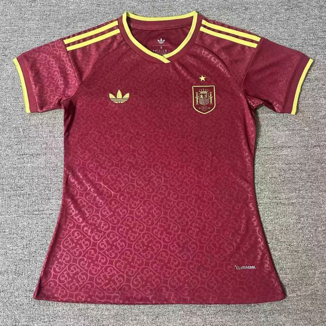 Women Fan Version 2026 Spain Third Away Soccer Jersey Girl Football Shirt