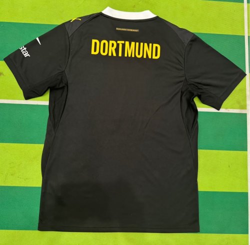 Fan Version 2026-2027 Borussia Dortmund Light Away Black Soccer Jersey BVB Football Shirt