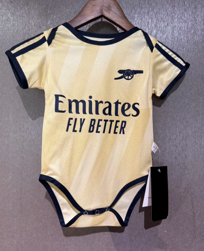 Baby Cloth 2026-2027 Arsenal Third Away Soccer Jersey Baby Onesies