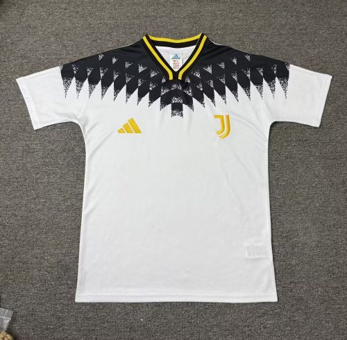 Maillot Juve Shirt Fans Version 2026-2027 Juventus White Soccer Training Jersey Football Shirt