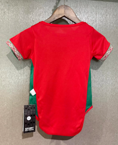 Baby Cloth 2026-2027 Morocco Home Soccer Jersey Baby Onesies