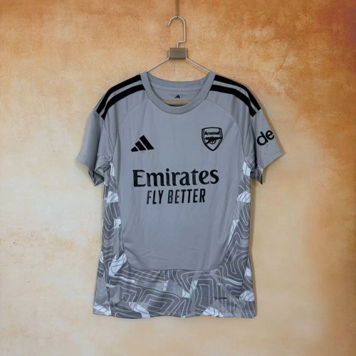Fan Version 2026-2027 Arsenal Grey Goalkeeper Soccer Jersey Football Shirt