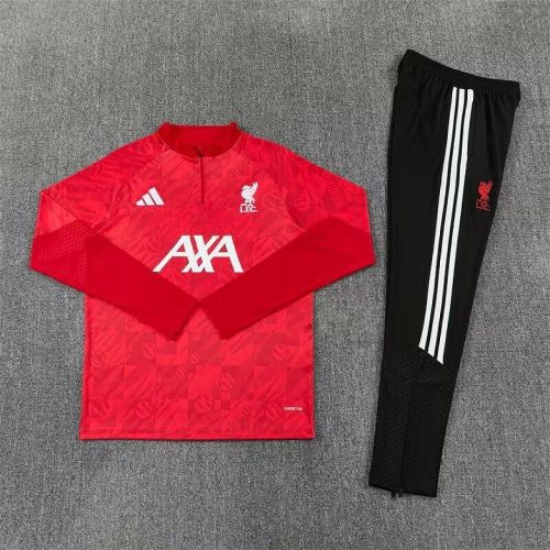 2026-2027 Liverpool Red Soccer Training Sweater Jacket Football Jacket and Pants