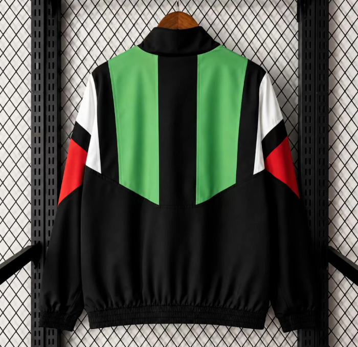 2026 Mexico Black/Green Soccer Windbreaker Jacket Football Jacket