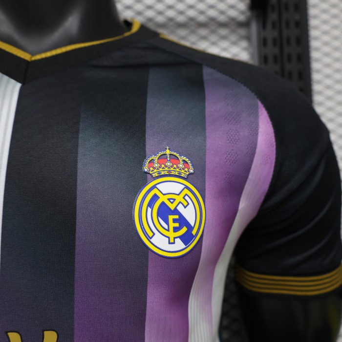 Player Version 2026-2027 Real Madrid Black/White/Purple Soccer Jersey Real Football Shirt