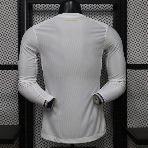 Long Sleeve Player Version 2026-2027 Olympique de Marseille Home Soccer Jersey Football Shirt