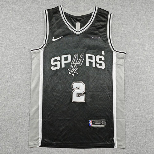 San Antonio Spurs 2 HARPER Black NBA Jersey Basketball Shirt