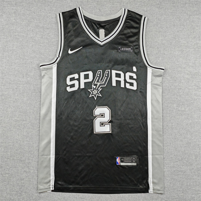 San Antonio Spurs 2 HARPER Black NBA Jersey Basketball Shirt