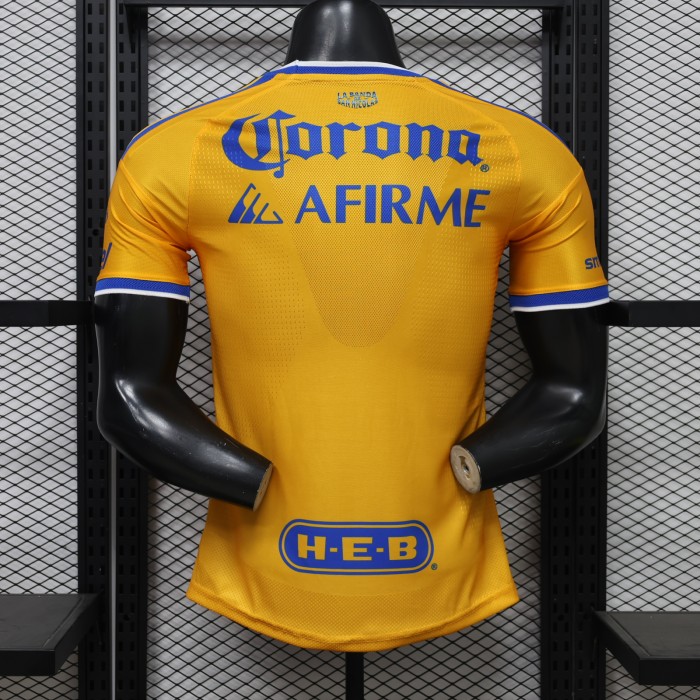 Player Version 2026-2027 Tigres UANL Home Soccer Jersey Football Shirt