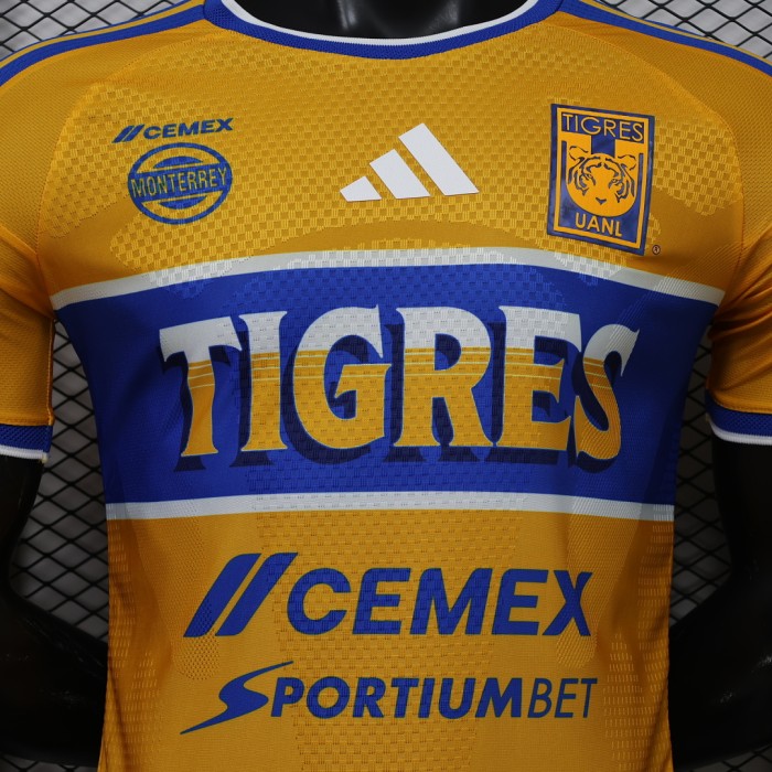 Player Version 2026-2027 Tigres UANL Home Soccer Jersey Football Shirt