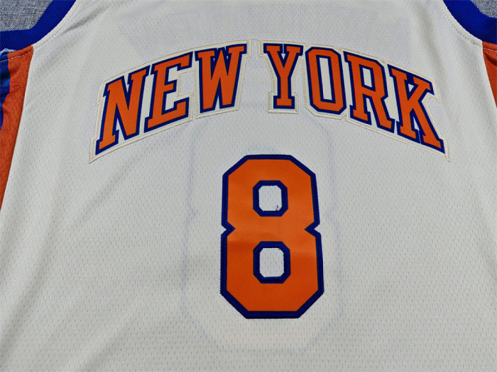 2026 City Edition New York Knicks ANUNOBY 8 OFF-White NBA Shirt Men's Basketball Jersey