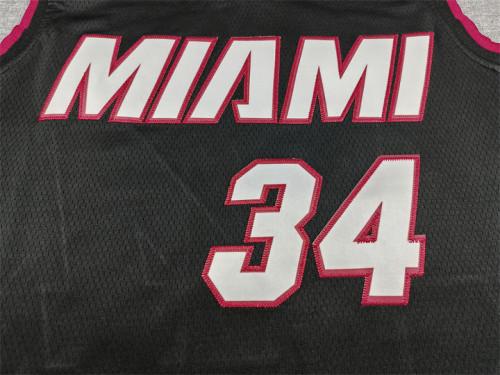 Miami Heat ANTETOKOUNMPO 34 Black NBA Jersey Basketball Shirt