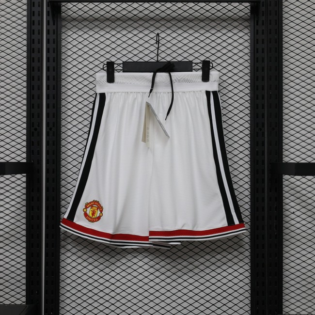 Fan Version 2026-2027 Manchester United Home Soccer Shorts Football Shorts