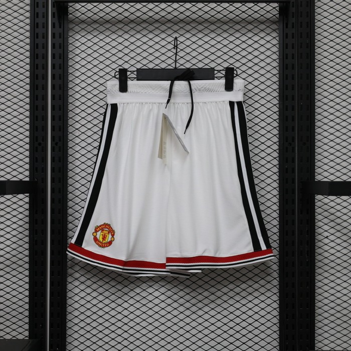Fan Version 2026-2027 Manchester United Home Soccer Shorts Football Shorts