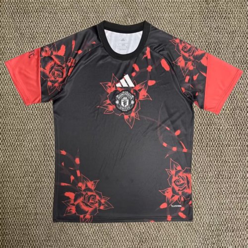 Fans Version 2026-2027 Manchester United Black/Red Special Edition Soccer Jersey Man United Football Shirt