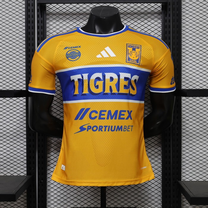 Player Version 2026-2027 Tigres UANL Home Soccer Jersey Football Shirt