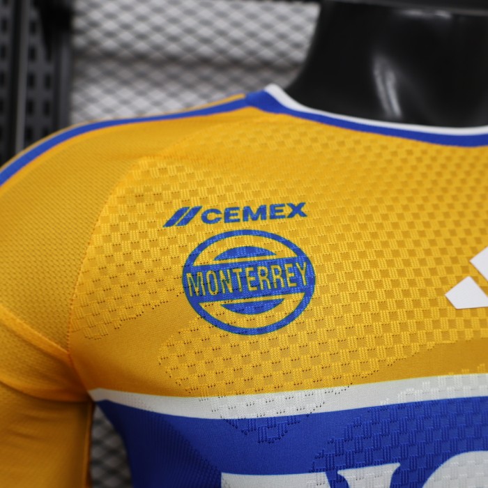 Player Version 2026-2027 Tigres UANL Home Soccer Jersey Football Shirt
