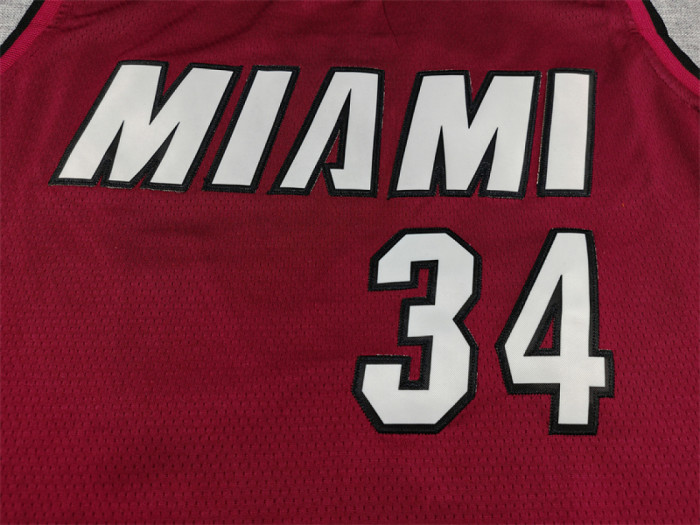 Miami Heat ANTETOKOUNMPO 34 Red NBA Jersey Basketball Shirt