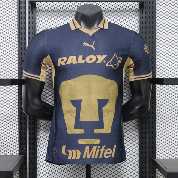 with All Sponor Logos Player Version 2026-2027 Club America Aguilas Away Soccer Jersey Football Shirt
