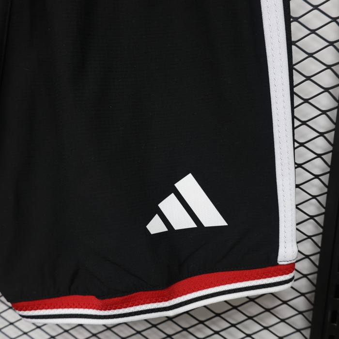 Player Version 2026-2027 Manchester United Away Black Soccer Shorts Football Shorts