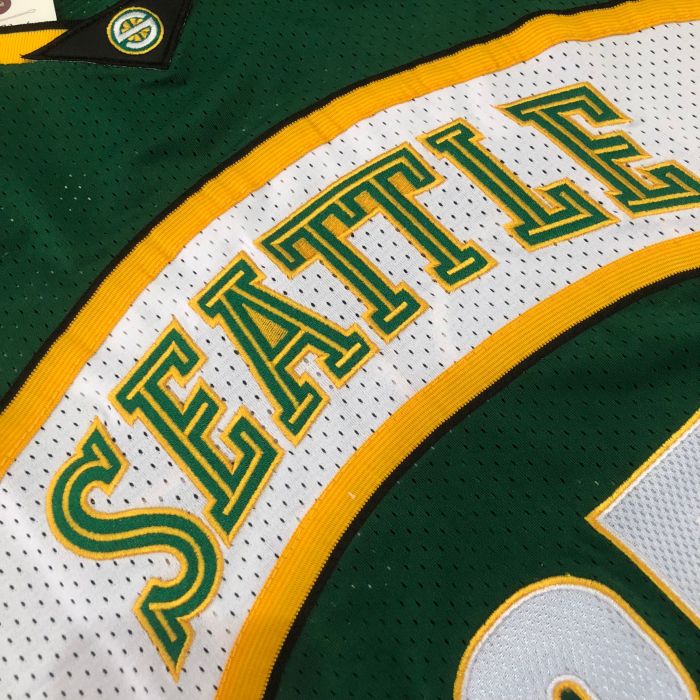 Mitchell&ness 2007-2008 Oklahoma City Thunder 35 DURANT Green NBA Jersey Child Seattle SuperSonics Basketball Shirt