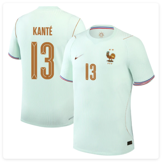 with World Cup Patch Fan Version 2026 World Cup France N’Golo Kanté 13 Away Soccer Jersey Football Shirt