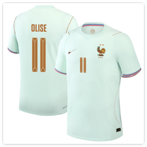 Player Version 2026 World Cup France Bradley 11 Olise Away Soccer Jersey Football Shirt