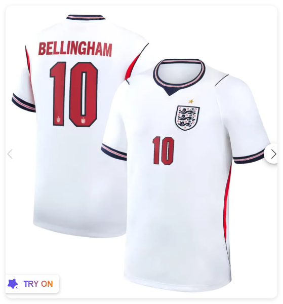 with World Cup Patch Fan Version 2026 England Bukayo Jude Bellingham 10 Home Soccer Jersey Football Shirt