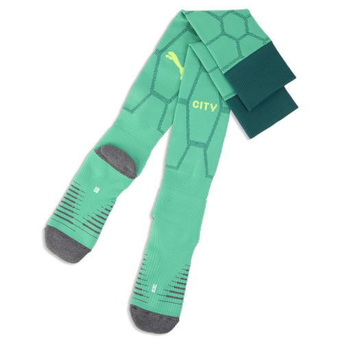 Youth/Adult 2026-2027 Manchester City Green Goalkeeper Soccer Socks Football Socks