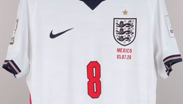 with Match Details+World Cup Patch Player Version England 2026 Home Soccer Jersey Football Shirt