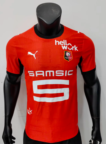 Player Version 2026-2027 Stade Rennais Home Soccer Jersey Football Shirt