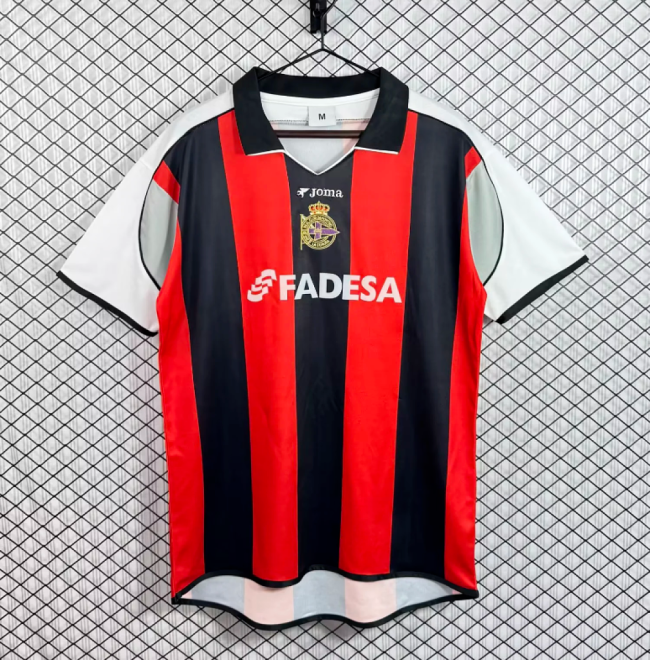 Retro Jersey 2001-2002 Deportivo Alaves Away Soccer Jersey Vintage Football Shirt