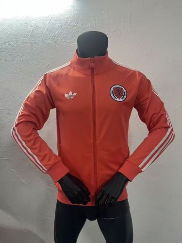 2026 Scotland Orange Soccer Jacket Football Jacket