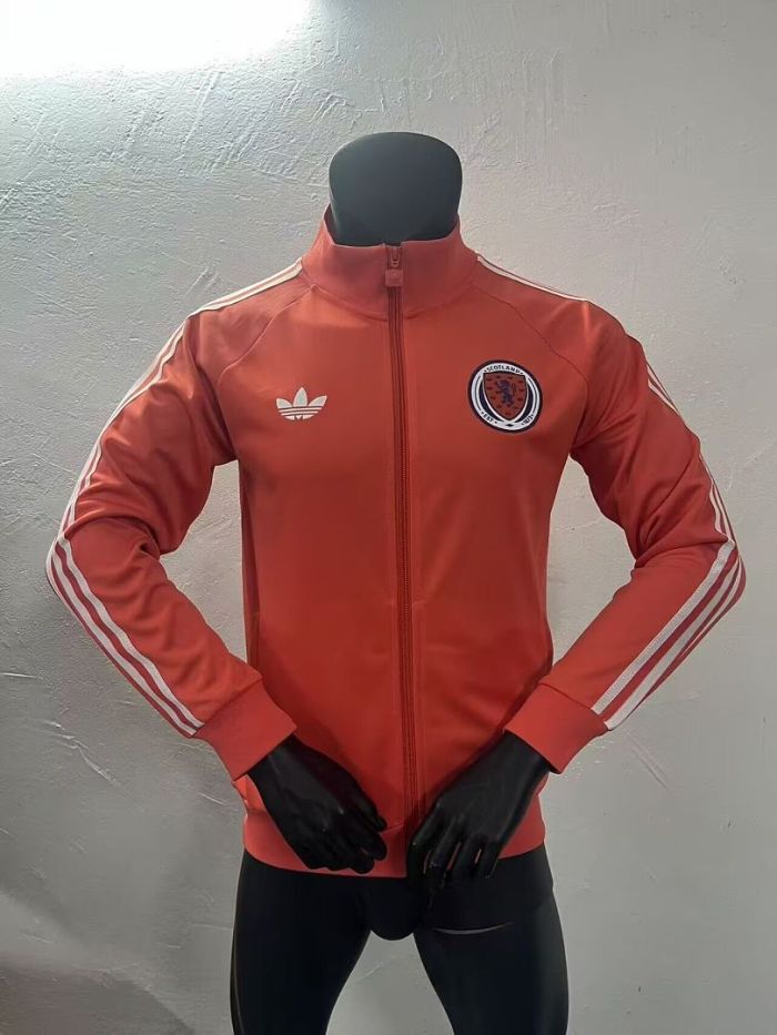 2026 Scotland Orange Soccer Jacket Football Jacket